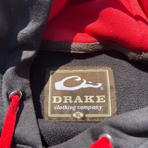 Drake Black Hoodie with Red Logo